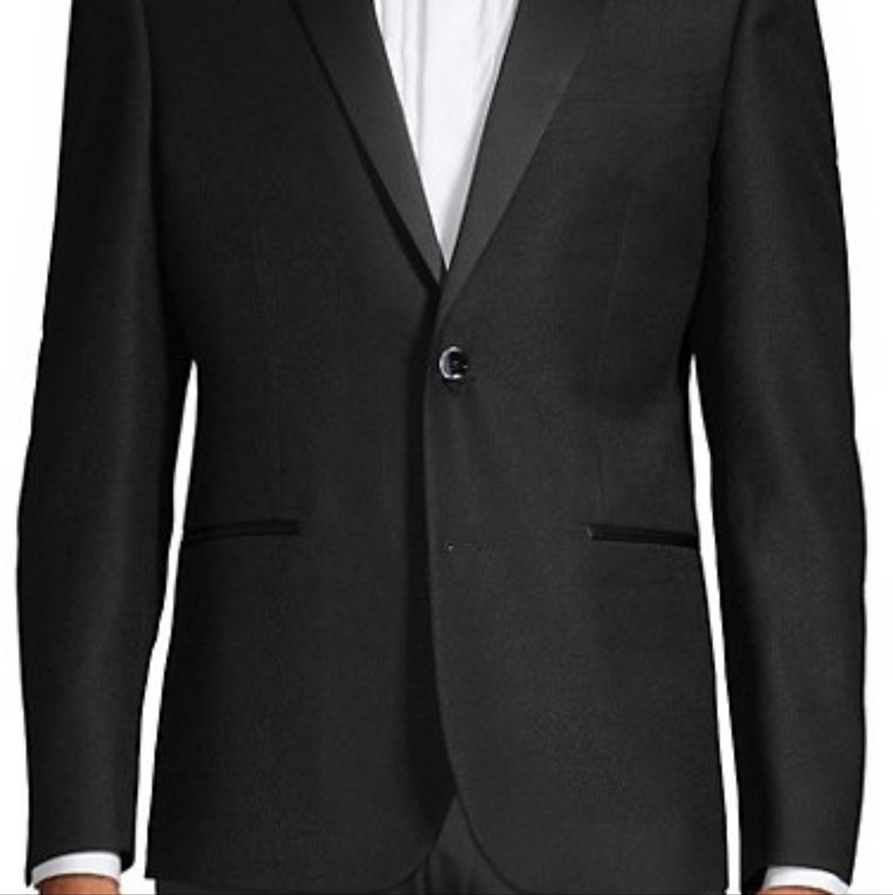 NHP black tuxedo like jacket NWT